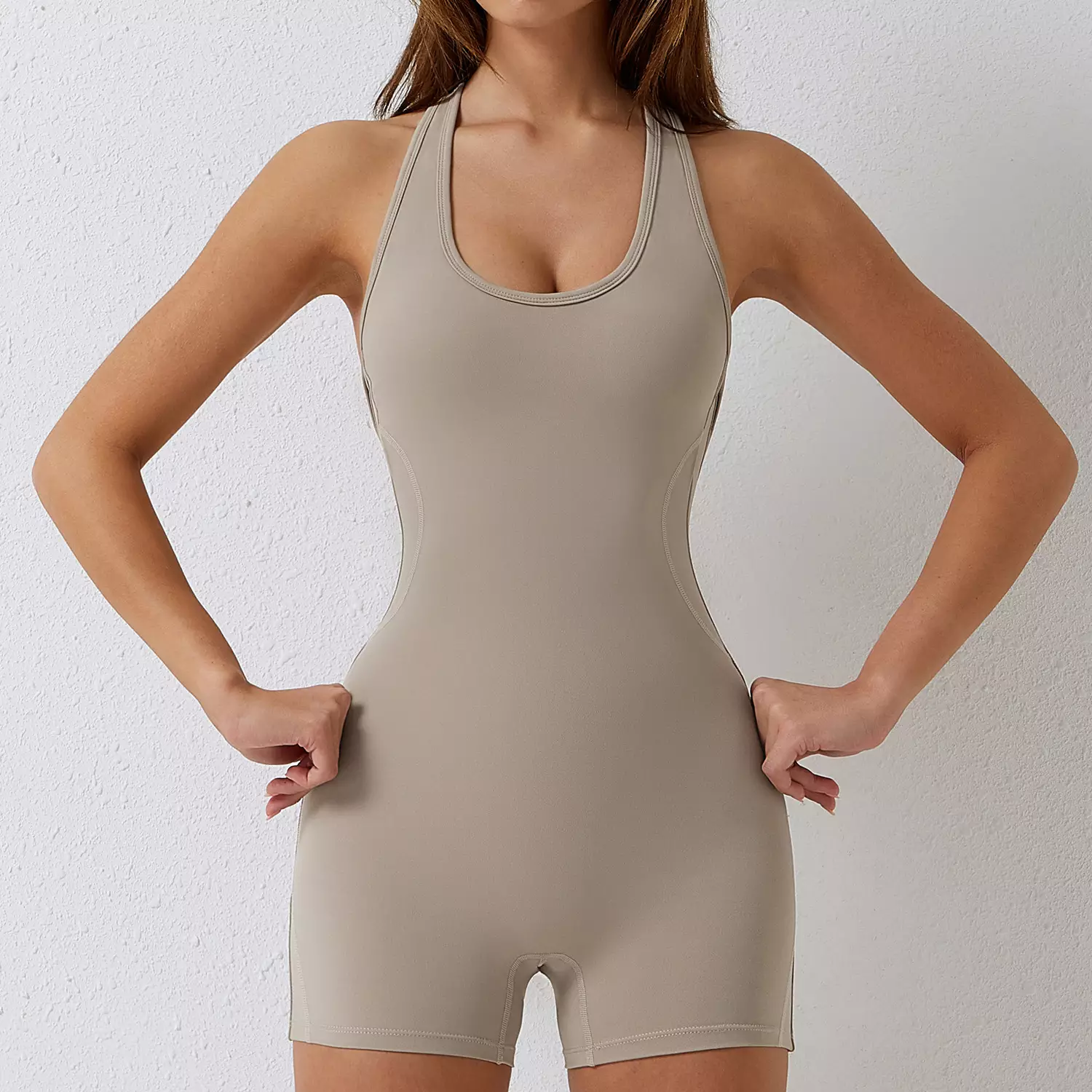Ensemble d'entraînement sans couture pour femmes 2 pièces tenues de yoga  shorts actifs soutien-gorge de sport sexy 